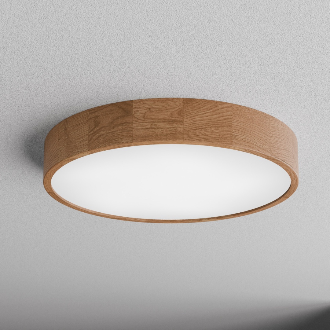 Плафон CLEO DR575 5xE27 дъб Ø57.5 cm TEMAR LIGHTING 600851