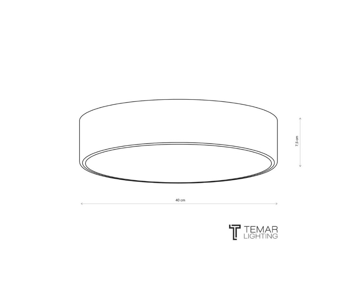 Плафон CLEO 400 40 см 613882 TEMAR