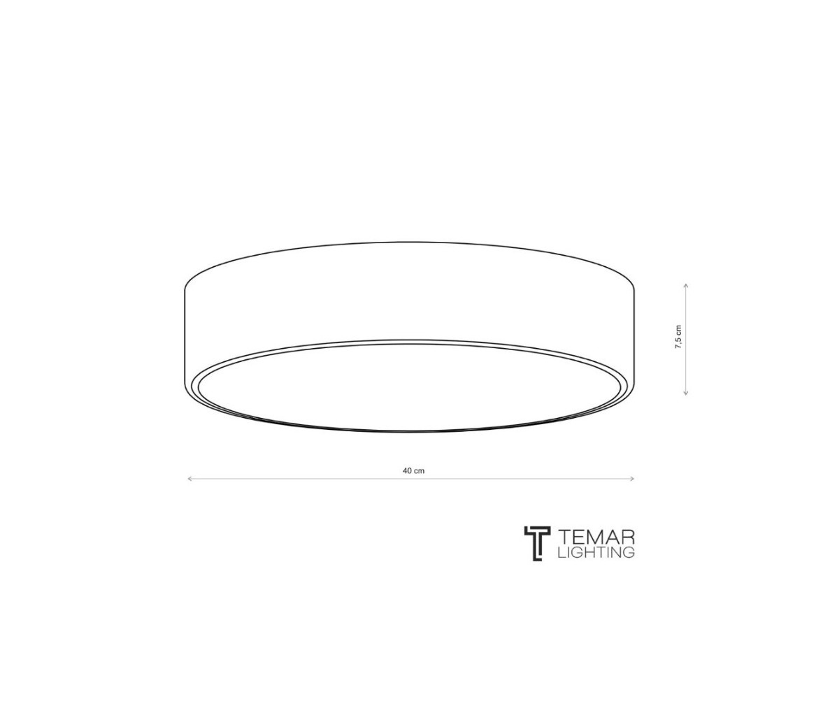 Плафон CLEO 400 40 см 691897 TEMAR