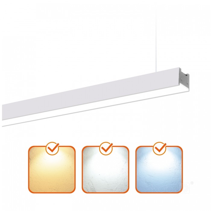 Линеен LED осветител KOLINE GO 40W CCT 4800 lm бял KOBI Pro 004835