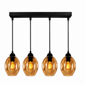 Висящо осветление FIBRAM LOFT GLASS 4×E27 – KMP560