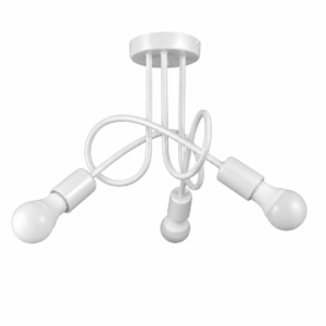 Плафон CURE 3xE27 бял KMP1003-1