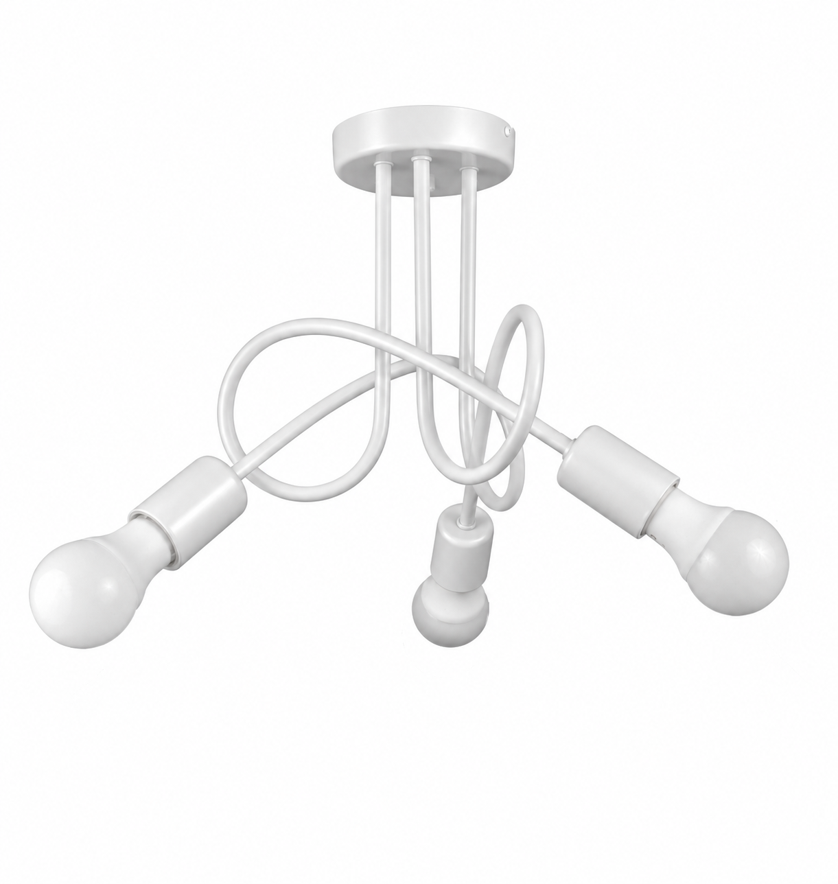 Плафон CURE 3xE27 бял KMP1003-1