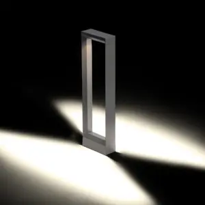 LED градинска лампа RIPI 8W 180 lm 3000K IP54 сива ACA LIGHTING LG1312G-495