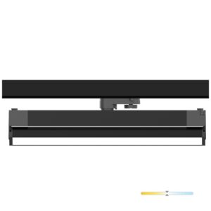 Линейно LED осветително тяло за трифазна шина NEXTRACK LINE, черно, Kobi – 004874