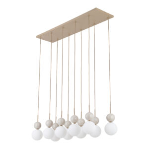 Висящо осветление RIVIERA 10xG9 бежово TK LIGHTING TK11907