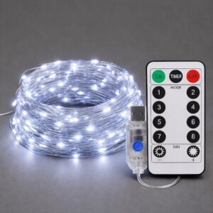 LED светлинна завеса MERY 300 LED 3x3 м, студено бяла, USB – MILAGRO EKG2681