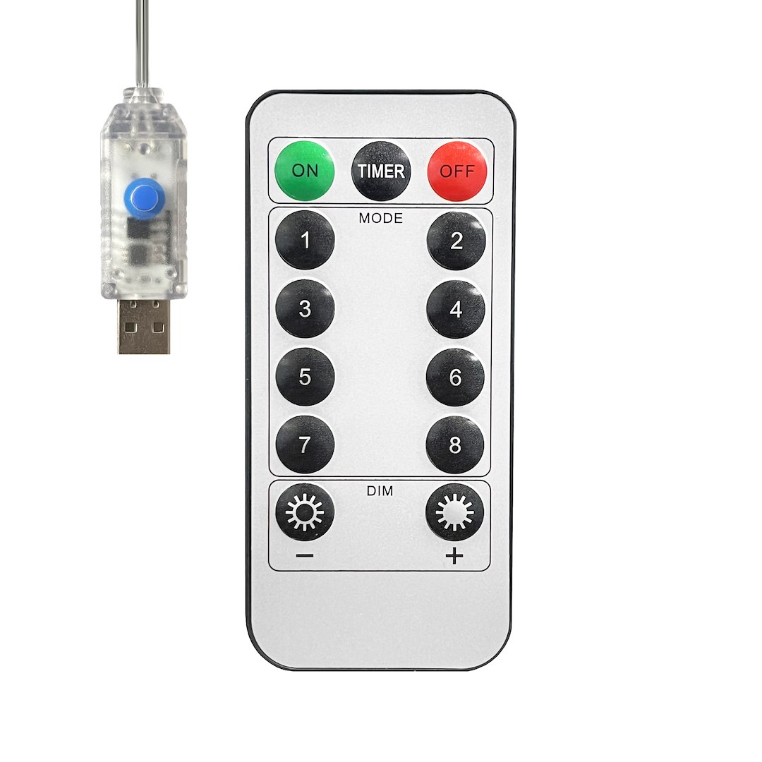 LED светлинна завеса MERY 300 LED 3x3 м, многоцветна, USB – MILAGRO EKG2682