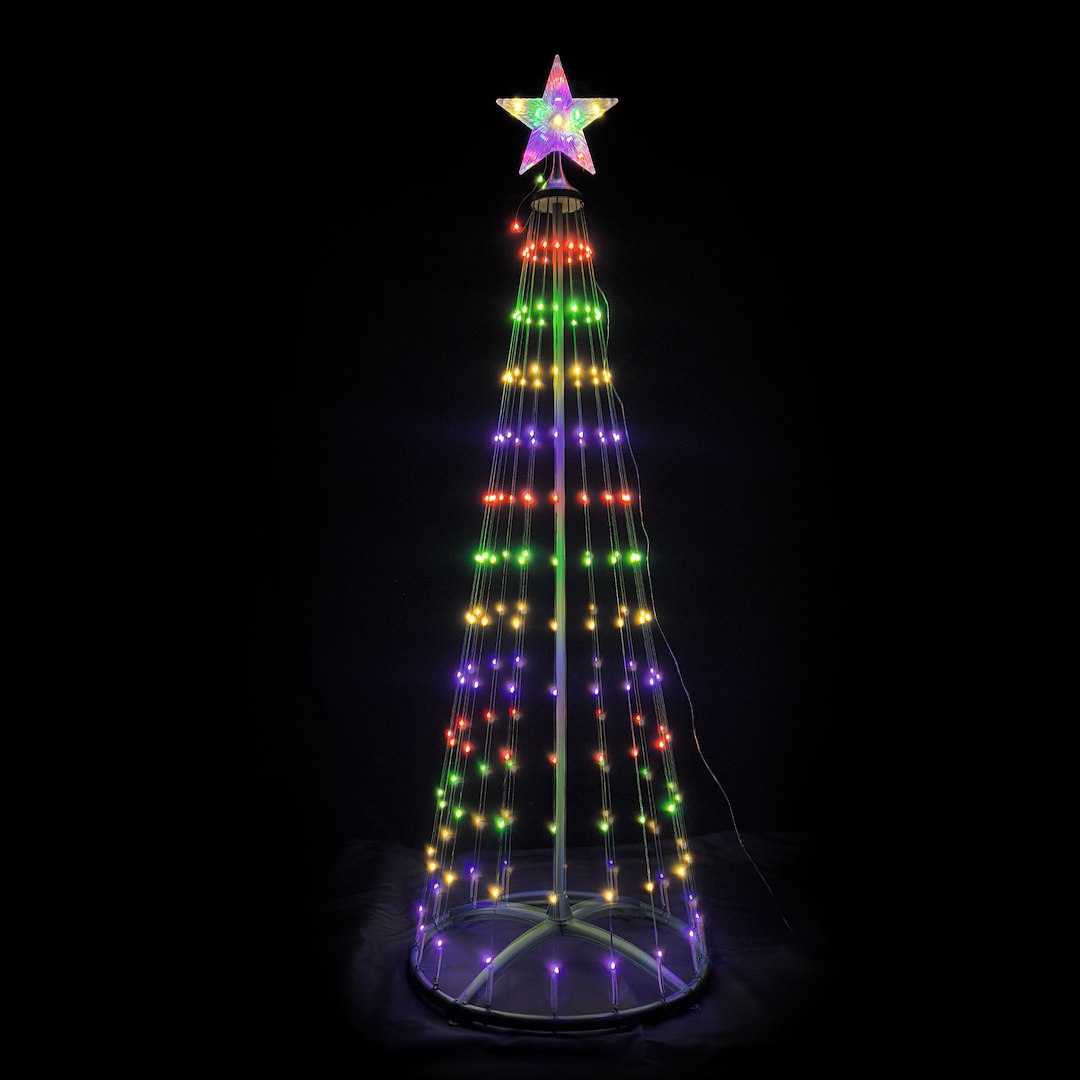 Светеща LED коледна елха 180 см 269 LED 2700K RGB IP44 MILAGRO – EKSW2899