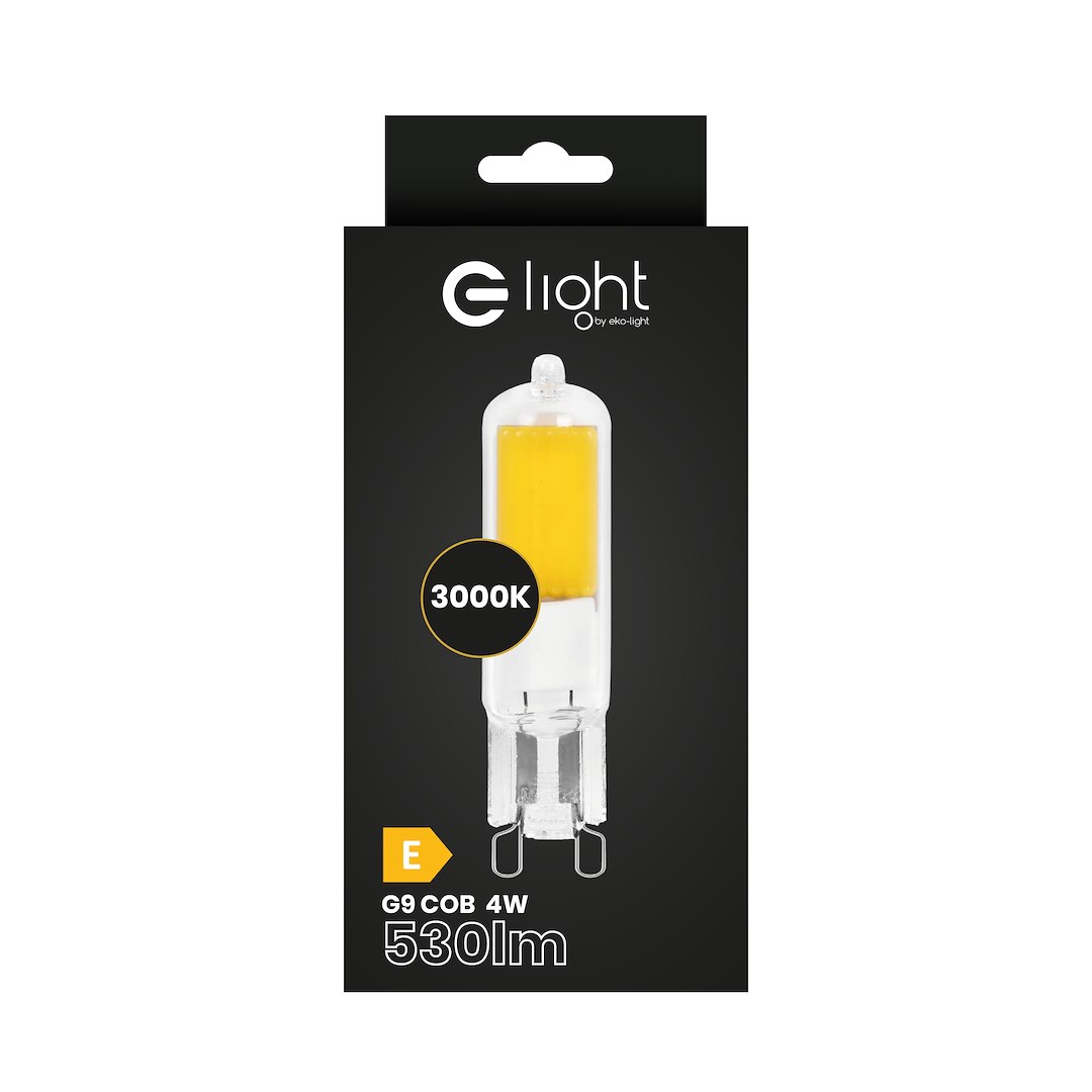 LED крушка COB G9 4W 3000K 530 lm EKO-LIGHT EKZA1673