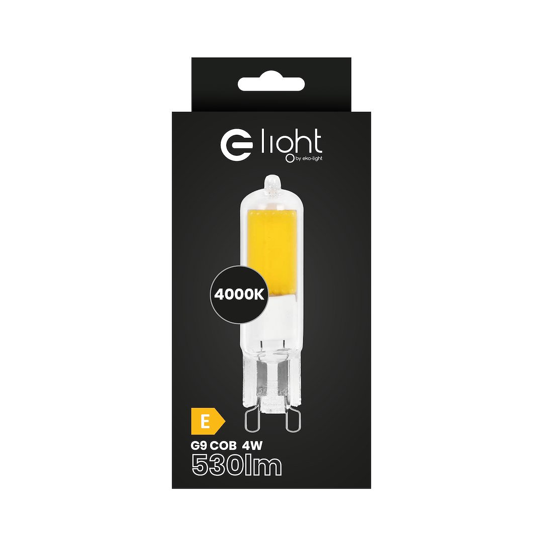 LED крушка COB G9 4W 4000K 530 lm EKO-LIGHT EKZA1674