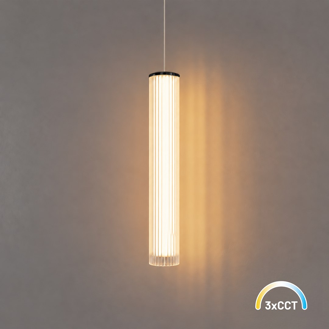 Висящо LED осветително тяло TRIVIA черно 10 W CCT Milagro IP44 – ML2728