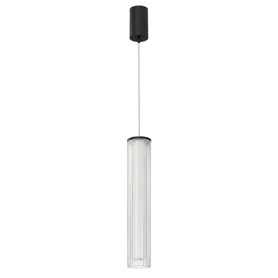 Висящо LED осветително тяло TRIVIA черно 10 W CCT Milagro IP44 – ML2728