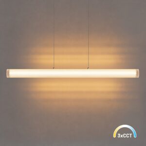 Висящо LED осветително тяло TRIVIA златисто 16 W CCT IP44 Milagro – ML2732