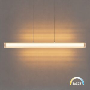 Висящо LED осветително тяло TRIVIA хром 16 W CCT IP44 Milagro – ML2733