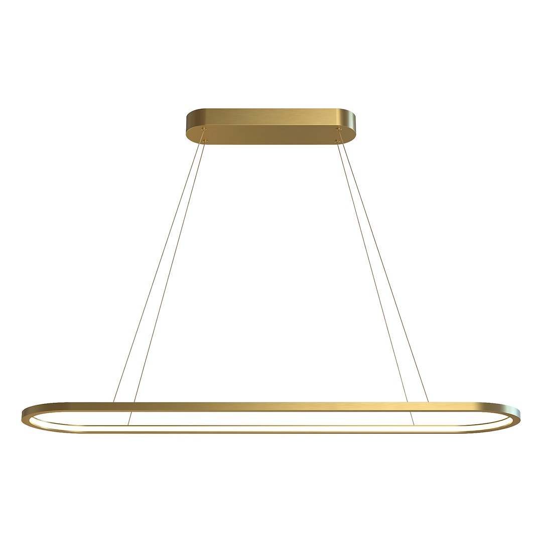 Висящо LED осветително тяло SATURNO златисто 30 W CCT Milagro – ML2958