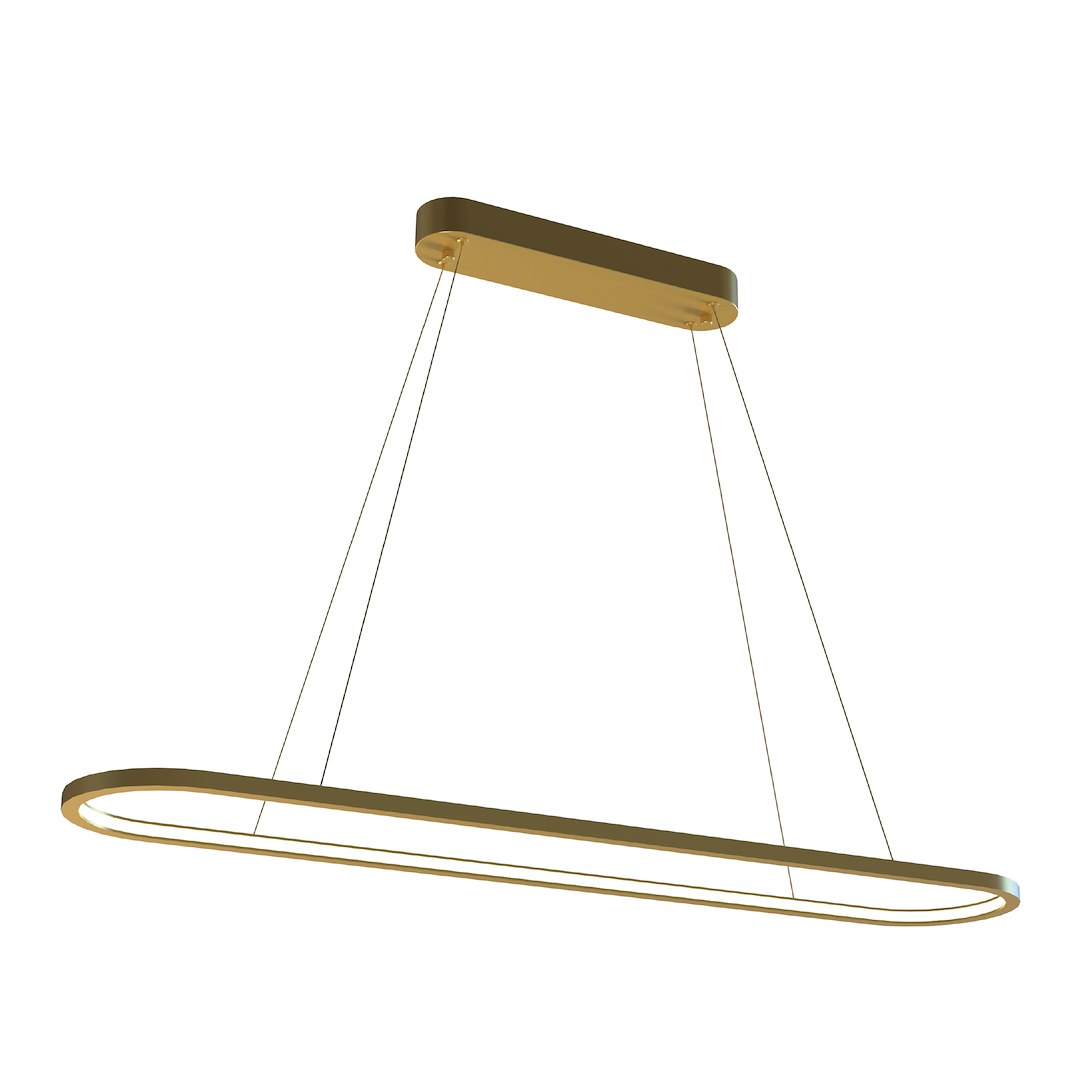 Висящо LED осветително тяло SATURNO златисто 30 W CCT Milagro – ML2958