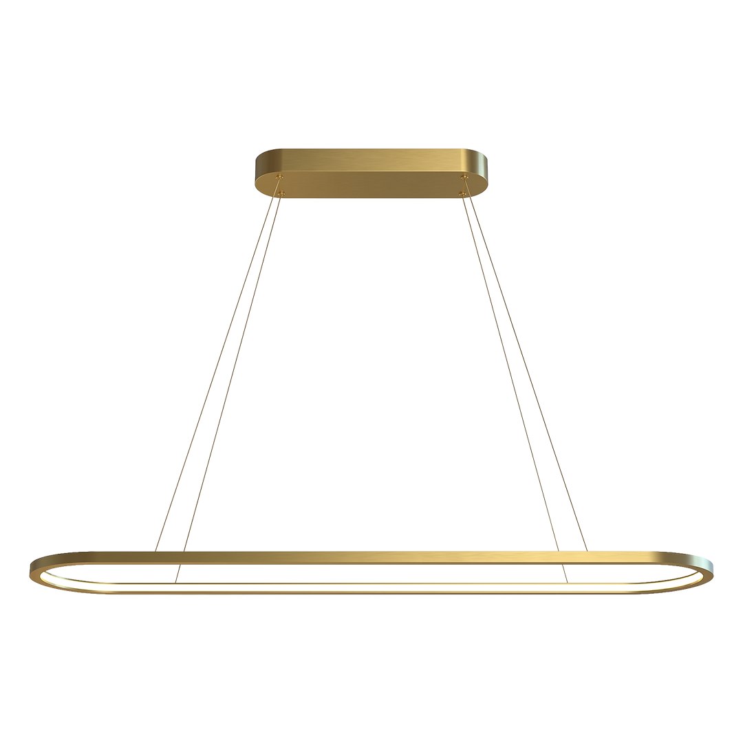 Висящо LED осветително тяло SATURNO златисто 30 W CCT Milagro – ML2958
